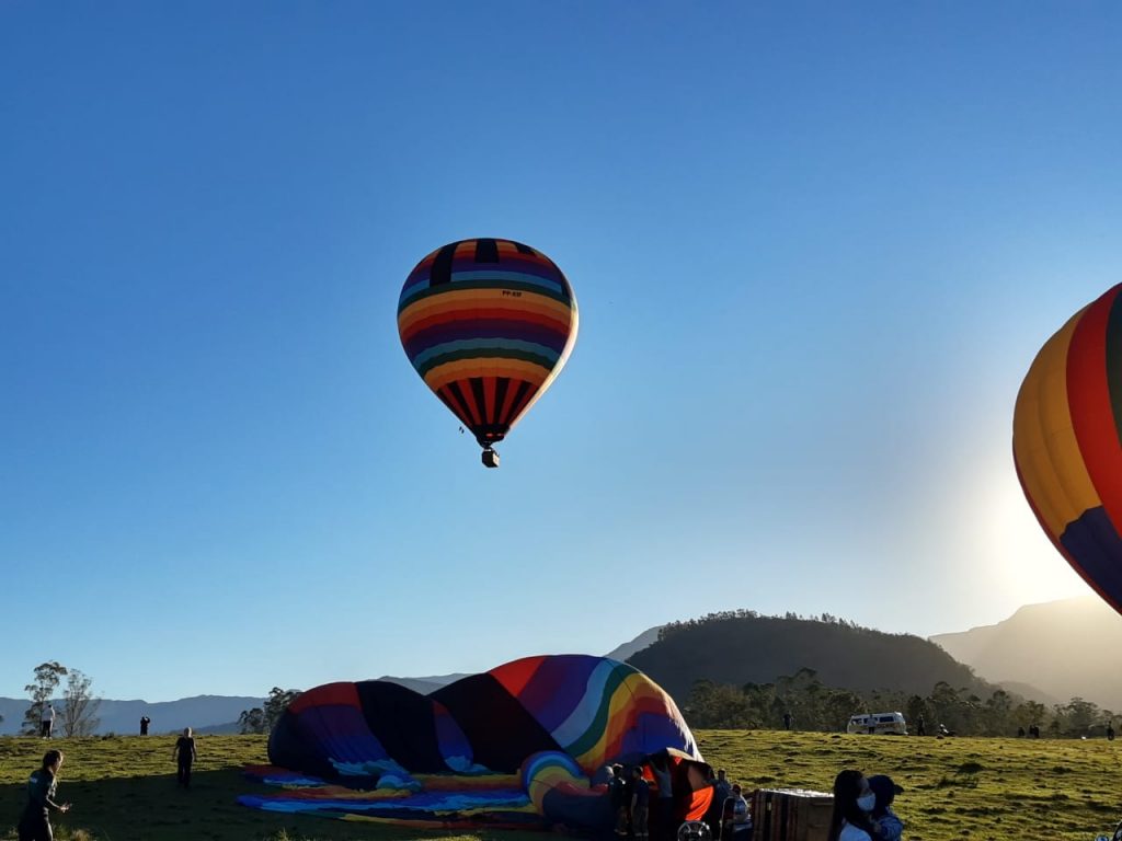 Voo de balão para casais em Praia Grande SC